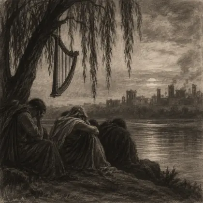 We Sate Down and Wept by the Waters - poem by - Lord Byron