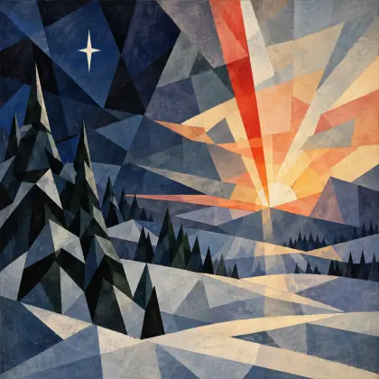 A Winter Dawn - poem by - Lucy Maud Montgomery