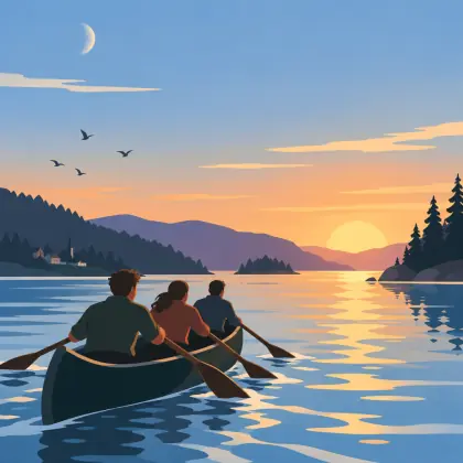 Down Stream - poem by - Lucy Maud Montgomery