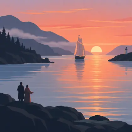 Harbor Dawn - poem by - Lucy Maud Montgomery