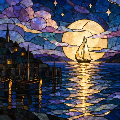 Harbor Moonrise - poem by - Lucy Maud Montgomery