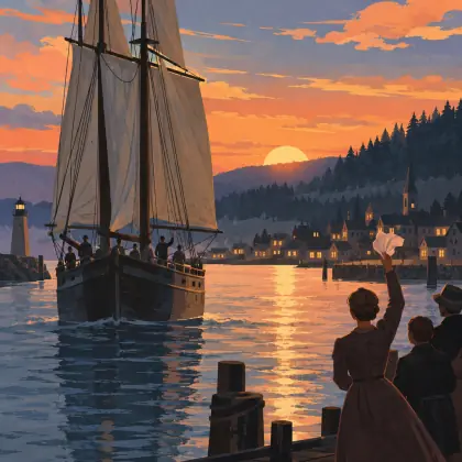 In Port - poem by - Lucy Maud Montgomery