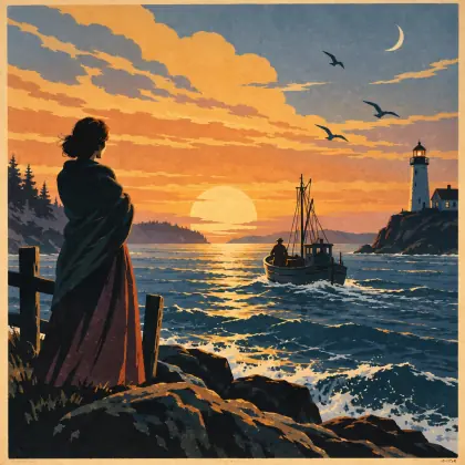 On the Bay - poem by - Lucy Maud Montgomery