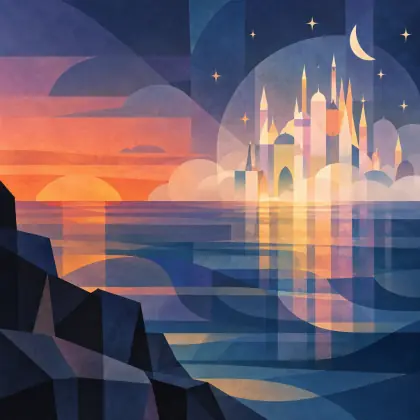 Sea Sunset - poem by - Lucy Maud Montgomery