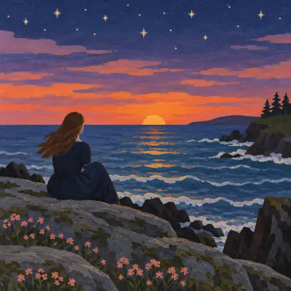 Shore Twilight - poem by - Lucy Maud Montgomery