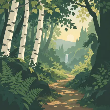The Forest Path - poem by - Lucy Maud Montgomery