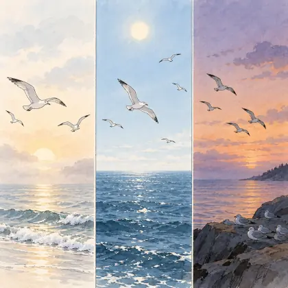 The Gulls - poem by - Lucy Maud Montgomery