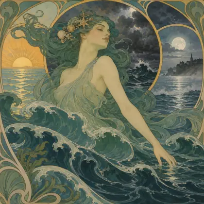 The Sea Spirit - poem by - Lucy Maud Montgomery