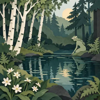 The Wood Pool - poem by - Lucy Maud Montgomery