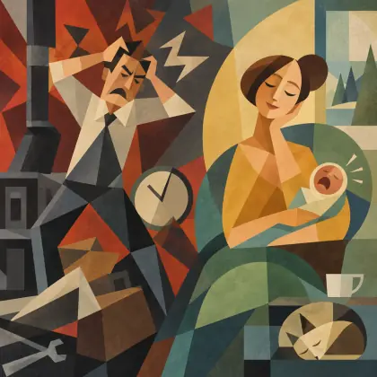 Which Has More Patience -- Man or Woman? - poem by - Lucy Maud Montgomery