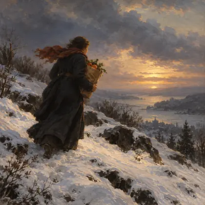 Carrying Food Home in Winter - poem by - Margaret Atwood