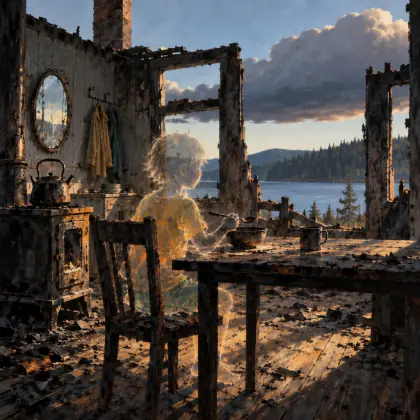 Morning in the Burned House - poem by - Margaret Atwood