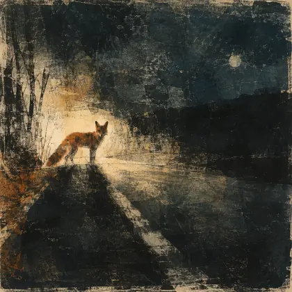 A Fox in the Dark - poem by - Mary Oliver