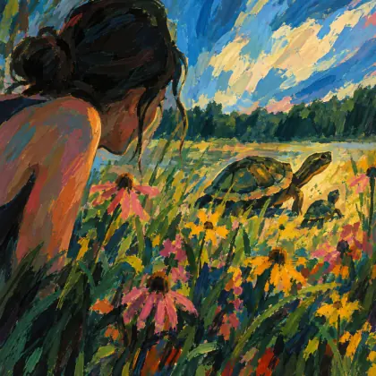 A Meeting - poem by - Mary Oliver