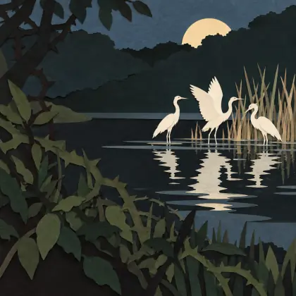 Egrets - poem by - Mary Oliver