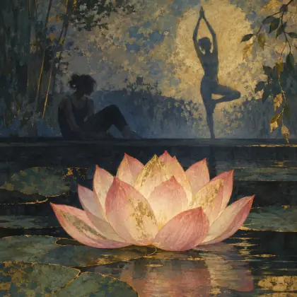 First Yoga Lesson - poem by - Mary Oliver