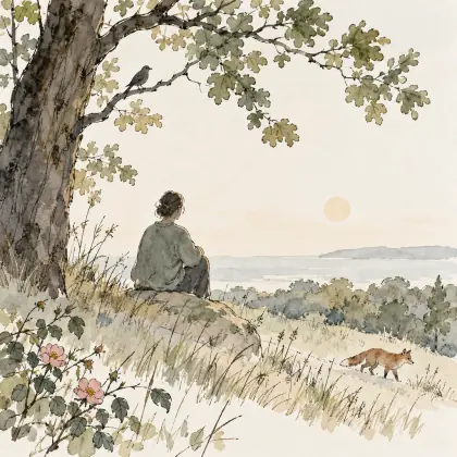 How I Go to the Woods - poem by - Mary Oliver