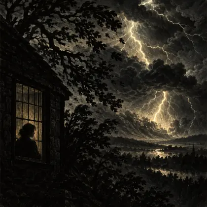 Lightning - poem by - Mary Oliver