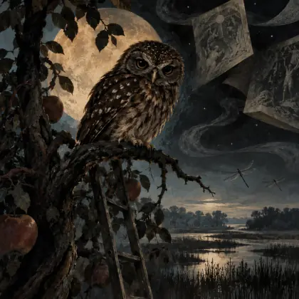 Little Owl Who Lives in the Orchard - poem by - Mary Oliver