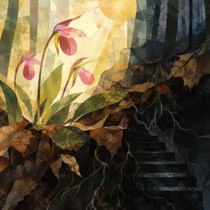 Moccasin Flowers - poem by - Mary Oliver