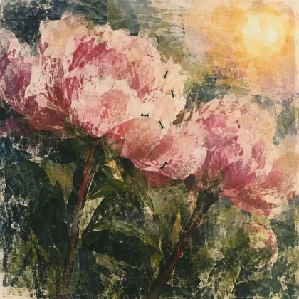 Peonies - poem by - Mary Oliver