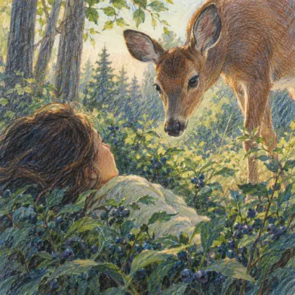 Picking Blueberries - poem by - Mary Oliver