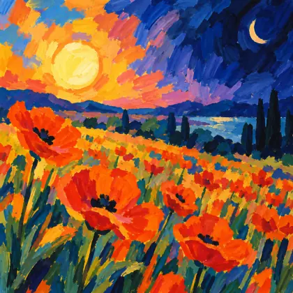 Poppies - poem by - Mary Oliver