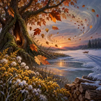 Song for Autumn - poem by - Mary Oliver
