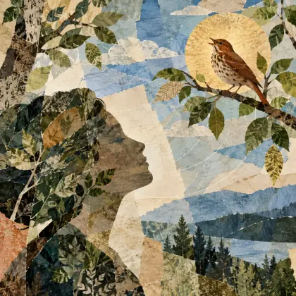 Such Singing in the Wild Branches - poem by - Mary Oliver
