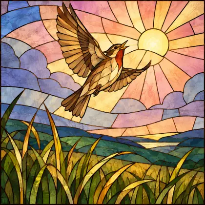 The Lark - poem by - Mary Oliver
