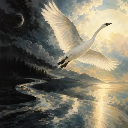 The Swan - poem by - Mary Oliver