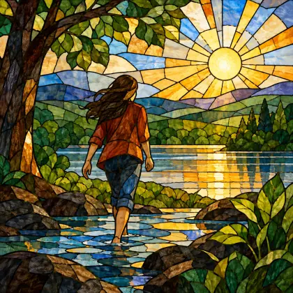 Walking to Oak-head Pond - poem by - Mary Oliver