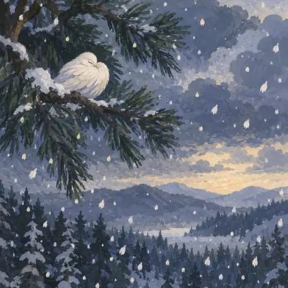 White Eyes - poem by - Mary Oliver