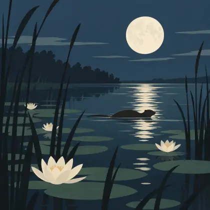 White Night - poem by - Mary Oliver