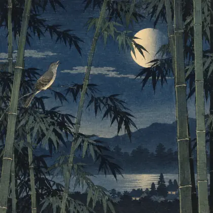 A Cuckoo Cries - poem by - Matsuo Basho