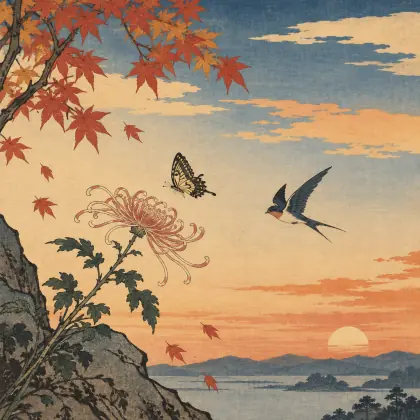 A Strange Flower - poem by - Matsuo Basho