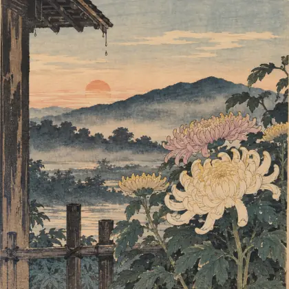 As They Begin to Rise Again - poem by - Matsuo Basho