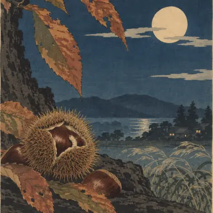 Autumn Moonlight - poem by - Matsuo Basho