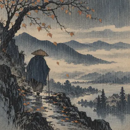 I'm a Wanderer - poem by - Matsuo Basho
