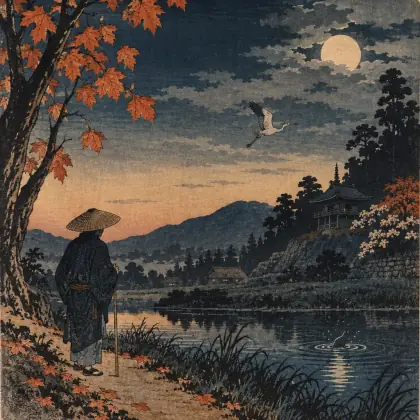 None Is Travelling - poem by - Matsuo Basho