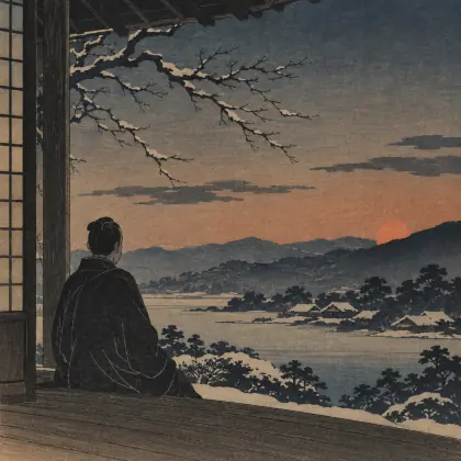 On New Year's Day - poem by - Matsuo Basho