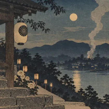 Souls' Festival - poem by - Matsuo Basho