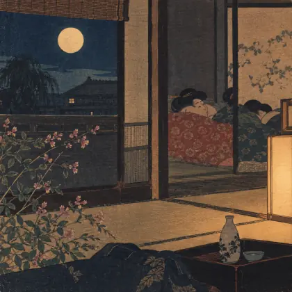 Staying at an Inn - poem by - Matsuo Basho