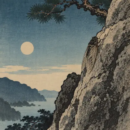 Stillness - poem by - Matsuo Basho