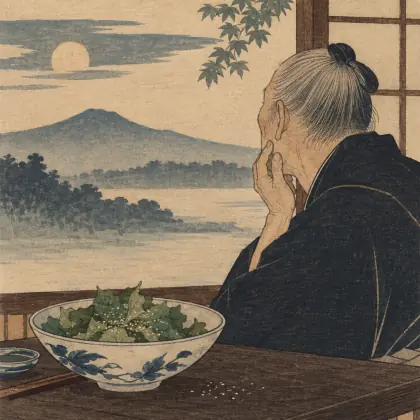 Teeth Sensitive to the Sand - poem by - Matsuo Basho