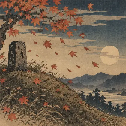 Tremble Oh My Gravemound - poem by - Matsuo Basho
