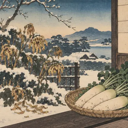 When the Winter Chrysanthemums Go - poem by - Matsuo Basho
