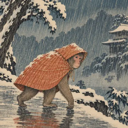 Winter Downpour - poem by - Matsuo Basho