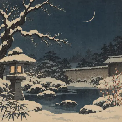 Winter Garden - poem by - Matsuo Basho