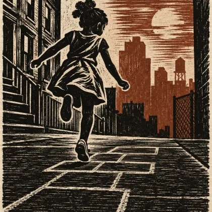 Harlem Hopscotch - poem by - Maya Angelou